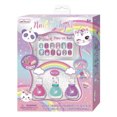 Juego de Esmaltes y Uñas Gaticornio 5a+