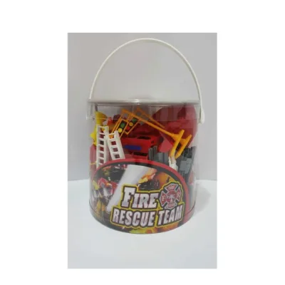 Equipo de Rescate Bomberos en Balde 100 Pzs 3a+