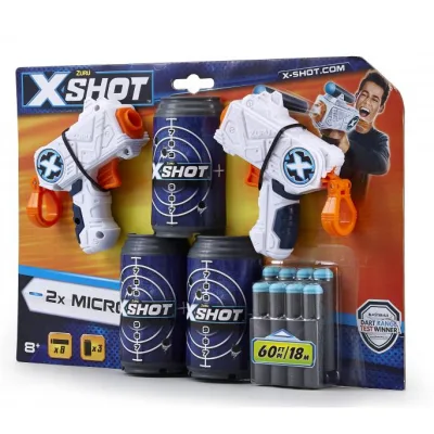 Lanzador XShot Micro Set de 2 8a+