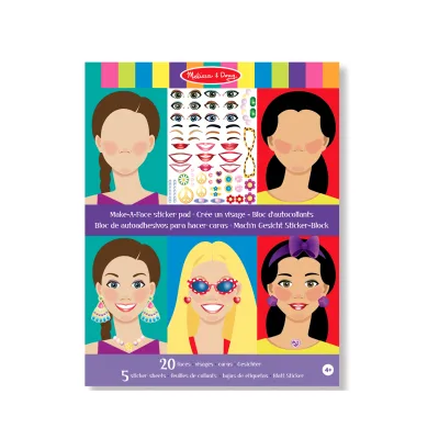 Crea tus Propias Caras con Stickers Autoadhesivos 4a+ (4195=