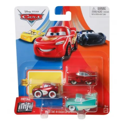 Carro Cars Mini Racers Set de 3 3a+
