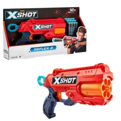 Lanzador de Dardos de Espuma XShot Reflex 6 8a+