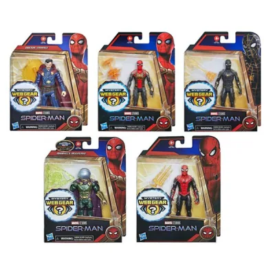 Figura Spiderman Mystery Web Gear Blister 4a+ / Surtido de 4 / Se venden por separado