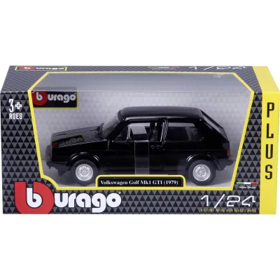 Carro 1:24 Volkswagen Golf Mk1 GTI (1979) (RojoNegro) 3a+