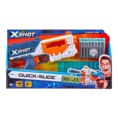 Lanzador de Dardos de Espuma XShot QuickSlide 8a+