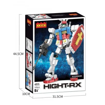 Robot Guerrero Armable HightRx 549pzs 6a+