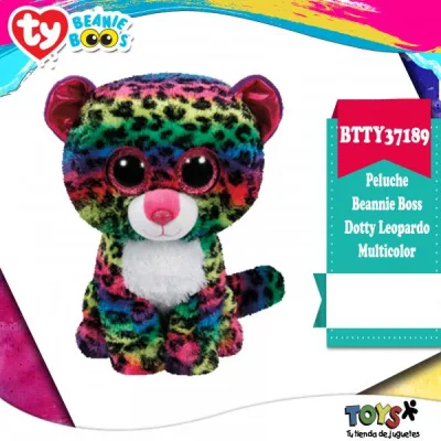 Peluche Beannie Boos Dotty Leopardo Multicolor Regular