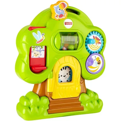 FisherPrice Arbol y Carrito de Actividades de Animales 636m