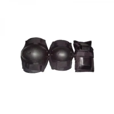 Set de Coderas y Rodilleras Negro M (03056) 411837