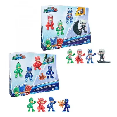 PJ Mask Mini Figuras Heroes Vs Villano Set de 4 3a+ /Surtido de 2 / Se venden por separado