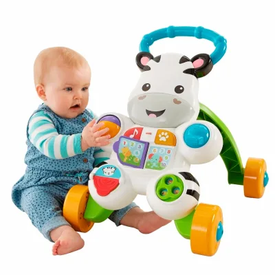 FisherPrice Cebra Andadera de Aprendizaje 2 Etapas 636m