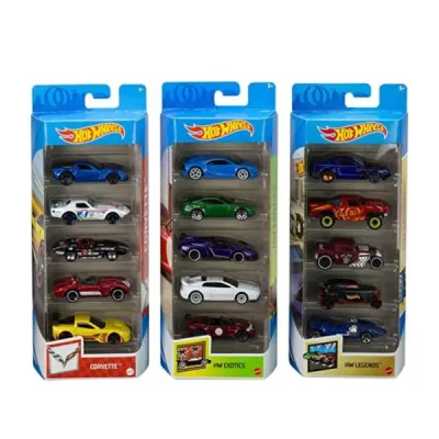 Hot Wheels Carro Set de 5 Surtido 3+
