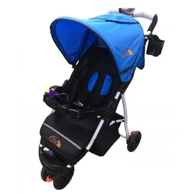 Baby Basics Coche 3 Ruedas Azul 636m 15Kg Max (439619)