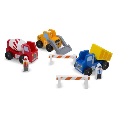 Juego de Vehículos de Construcción 8pzs 2a+