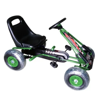 GoKart Verde con Llanta de Hule 3a+ 30Kg Max