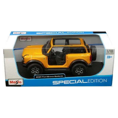 Carro 1:18 SE 2021 Ford Bronco Badlands 3a+