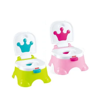 Baby Basics Inodoro Musical 2en1 Rosado y Verde 6m+ (68011)
