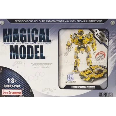 Robot Armable Amarillo Magical Model 639pzs 8a+ (436281)