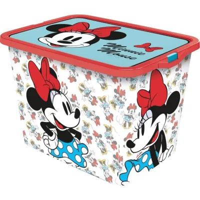 Caja Plástica de Almacenaje Minnie Mouse 23L