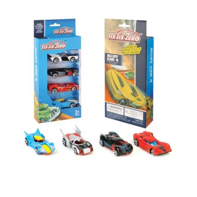 Carros SixSixZero Set de 4 3a+ (440592)