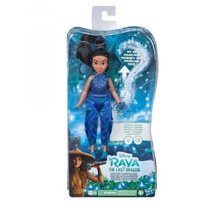 Muñeca Disney Joven Raya y Flor de Kumandra el Ultimo Dragón 3a+