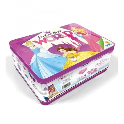 Rompecabezas Princesas Disney Lonchera Metálica Metálica 3a+
