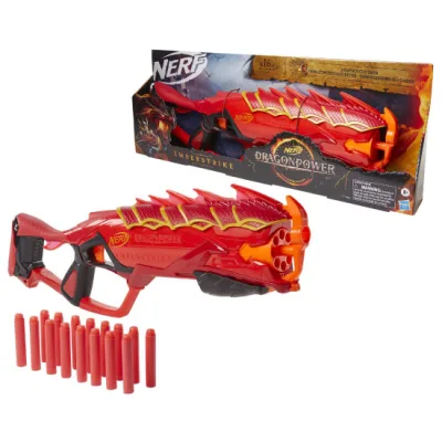 Lanzador Nerf Emberstrike Drangon Power 8a+