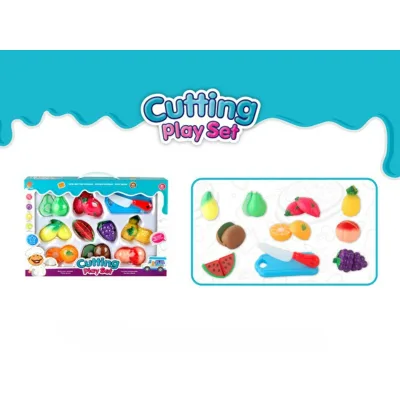 Set de Frutas Rebanadas con Tabla y Cuchillo 3a+(438025)