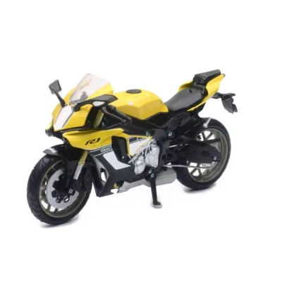 Motocicleta Yamaha YZFR1 Amarilla 1:12 5a+