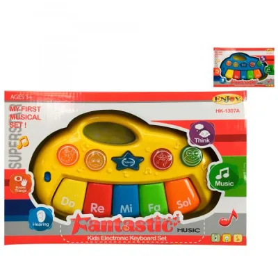Mi Primer Piano Electrónico p/ Niños 5 Teclas 3a+(433228