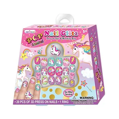 Uñas Brillantes Unicornio 21pzs 5a+