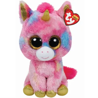 Peluche Beannie Boss Unicornio Fantasía Mediano 3a+