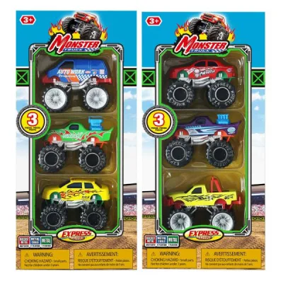 Vehículos Monster Truck Set de 3 3a+ / Surtido de 2 / Se venden por separado