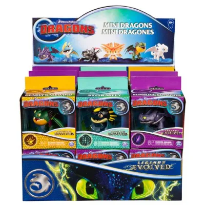 Figuras Mini Dragones en Blíster Evolución 4a+