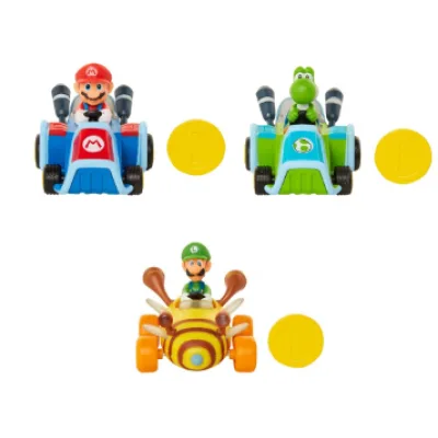 Vehículos Mario Kart con Moneda 3a+