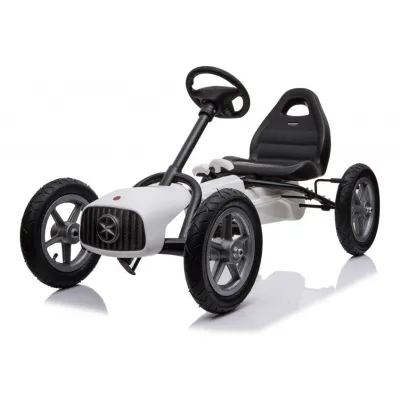 GoKart Blanco Llanta de Hule Inflable 5a+ 50Kg Max