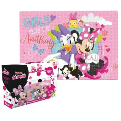 Rompecabezas Gigante Minnie Mouse 50pzs 4a+