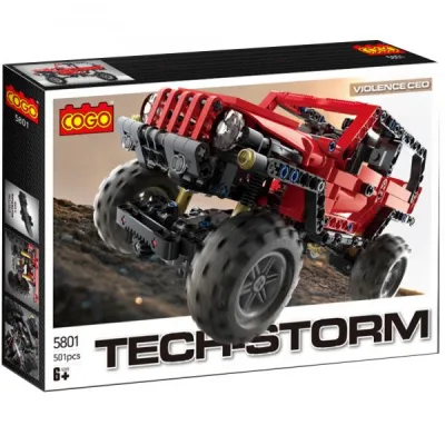 Auto da costruire rossa TechStorm 501pzs 6a+