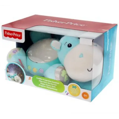 FisherPrice Hipopótamo Proyector de Estrellas con Luz y Sonidos 0m+