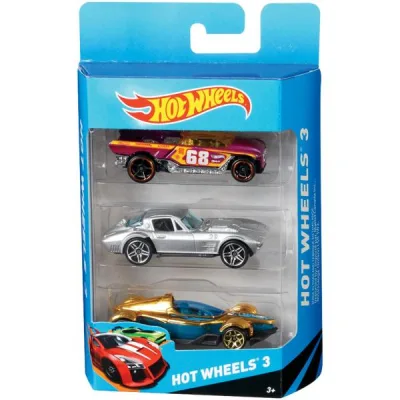 Hot Wheels Carro Blister de 3 3+