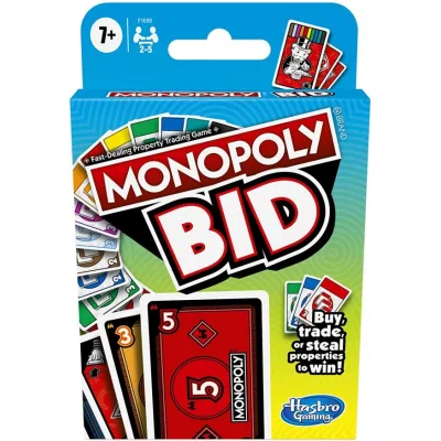 Juego de Cartas Monopoly Bid 7a+