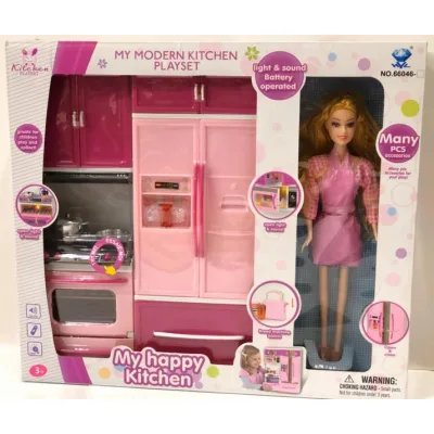 Mini Set de Cocina para Muñeca 3a+(6604663)(436359)