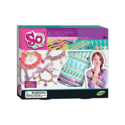 Pulseras Tejidas Oro Rosa 5a+