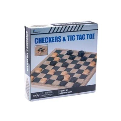 Juego de Mesa Damas ChinaSurt/Tic Tac Toe 6a+
