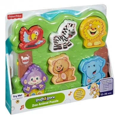 FisherPrice Rompecabezas con Sonidos de Animales 1236m