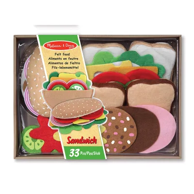 Set de Juego Sandwiches de Fieltro 33pzs 3a+ (3954)