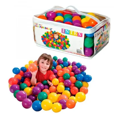 Bolas para Playground en Bolsa 100u 6.5cm