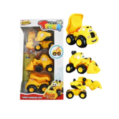 Mini Vehículos de Construcción Funny Cartoon Set/3 12m+(432313)