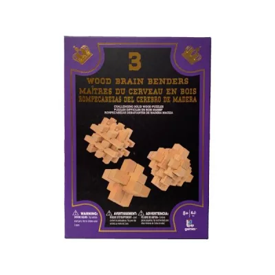 Rompecabezas de Madera Brain Benders Set/3 8a+