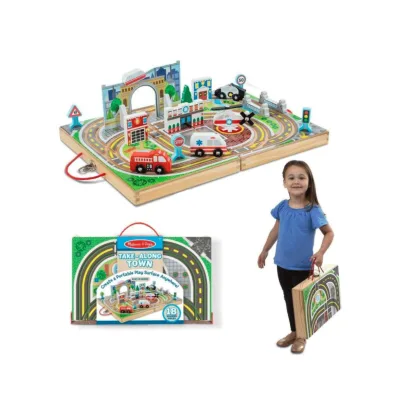 Juego de Madera Ciudad para Llevar 18pzs 3a+